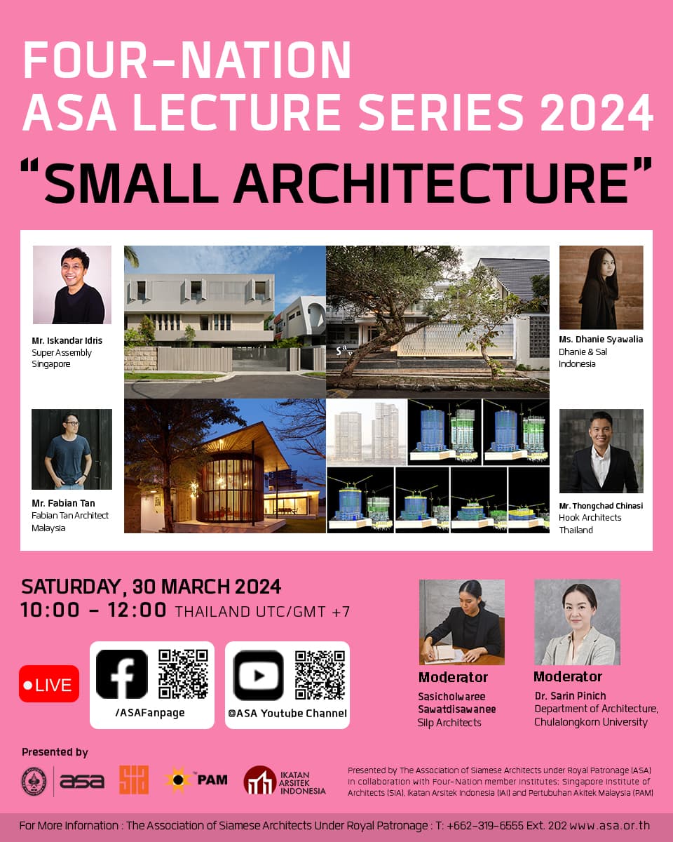 Four-Nation ASA Lecture Series 2024 : Small Architecture